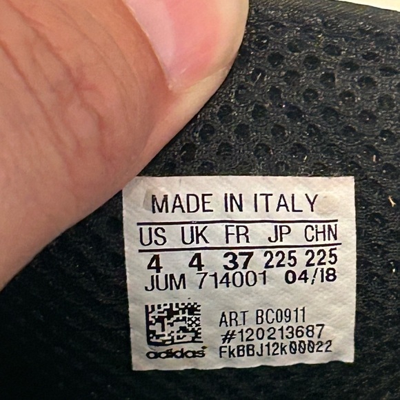 adidas Y-3 Yohji Yamamoto Adilette Slide Sandals White BC0911 Youth Size 4Y - Picture 8 of 10